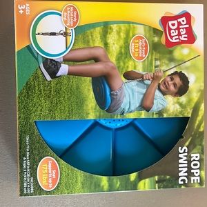 - Play Day Rope Swing, Outdoor Adjustable Nylon Rope Blue 175lbs